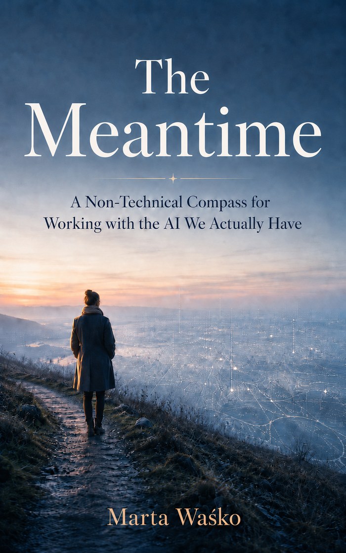 The Meantime by Marta Waśko — A Non-Technical Compass for Working with the AI We Actually Have
